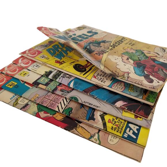 Set of 6 Hot Rod Grand Prix Drag N' Wheels 1960s Silver Age Charlton Comic Books - Picture 9 of 9